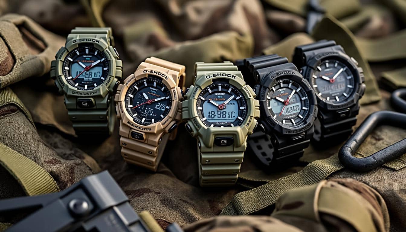 découvrez les modèles g-shock army incontournables en 2026, alliant robustesse militaire et style pour les amateurs de montres résistantes et performantes.