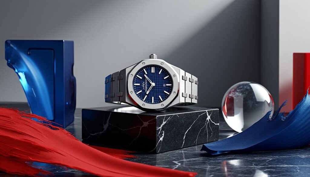 découvrez comment audemars piguet fusionne l'art contemporain avec le design emblématique de la collection royal oak, alliant tradition horlogère et innovation esthétique.