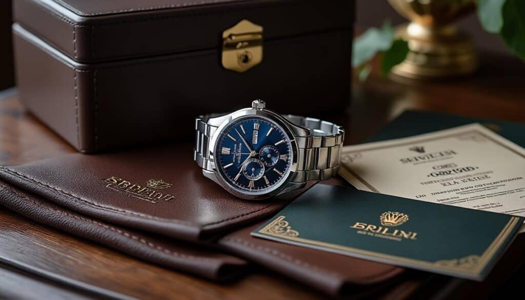 découvrez pourquoi la présence de la boîte et des papiers d'origine est essentielle pour augmenter la valeur de votre montre de luxe.