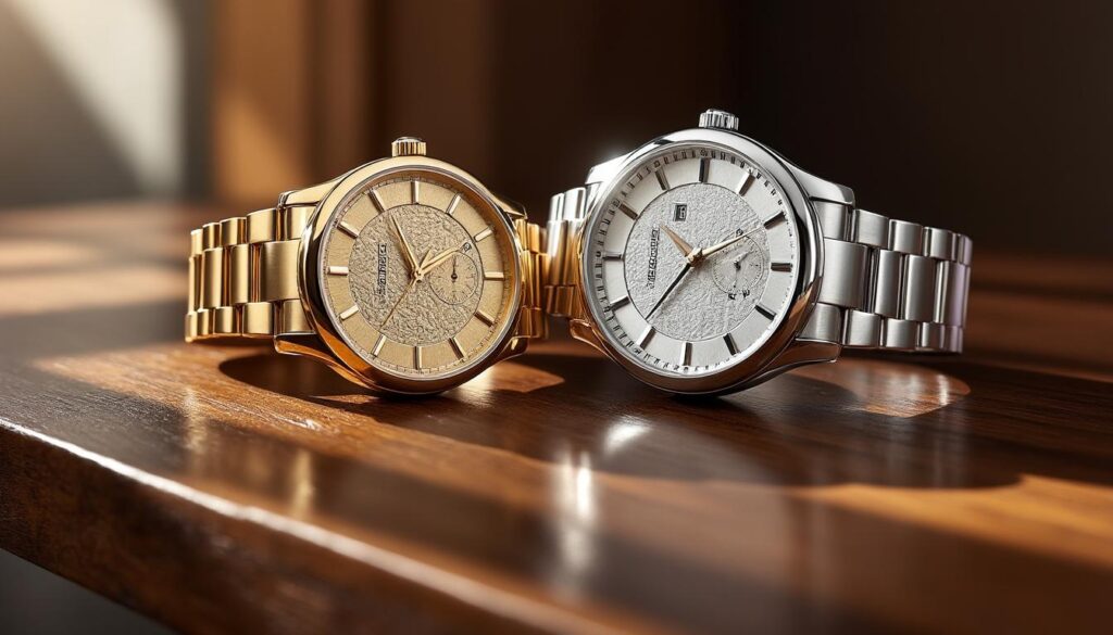 découvrez comment le choix du métal précieux impacte la perception sociale et le prestige associé à une montre de luxe.