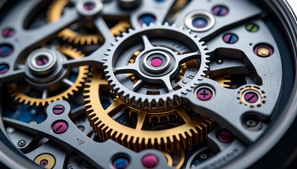 découvrez comment la masse oscillante recharge le barillet de votre montre en utilisant les mouvements cinétiques de votre poignet pour assurer une autonomie optimale.