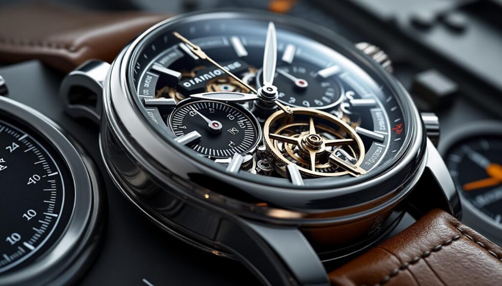 découvrez comment la fonction flyback facilite le chronométrage successif dans l'horlogerie d'aviation, améliorant la précision et la rapidité des mesures.