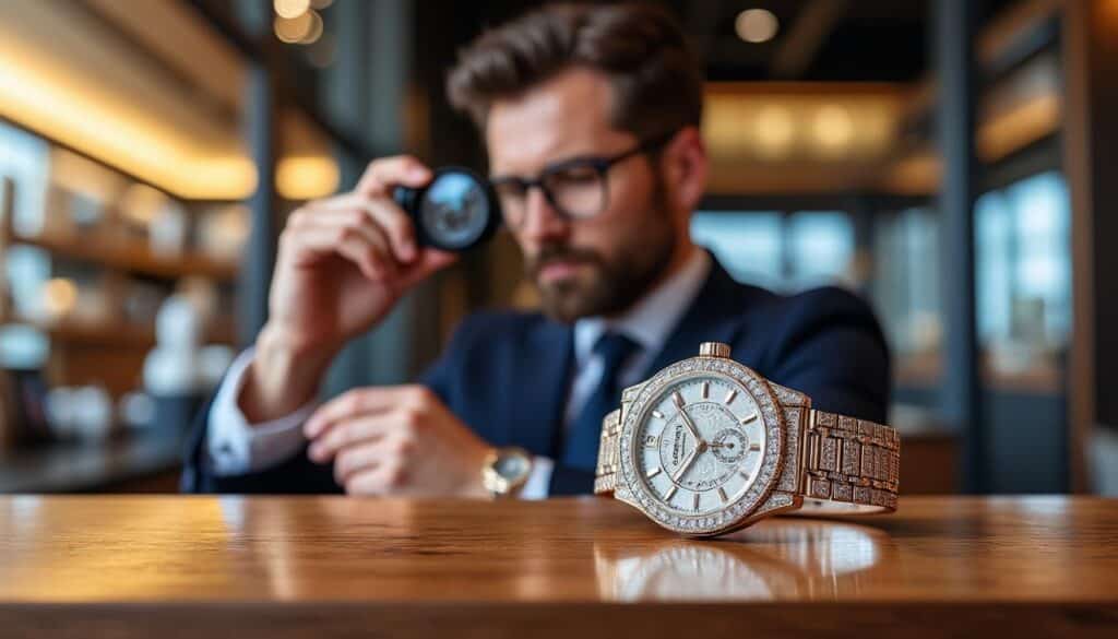 découvrez comment la réputation du vendeur professionnel assure l'authenticité et la conformité de votre montre de luxe pour un achat en toute confiance.