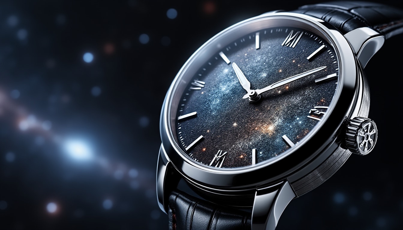 découvrez comment le cadran en météorite confère une touche cosmique unique aux montres de luxe rares, alliant élégance et singularité céleste.