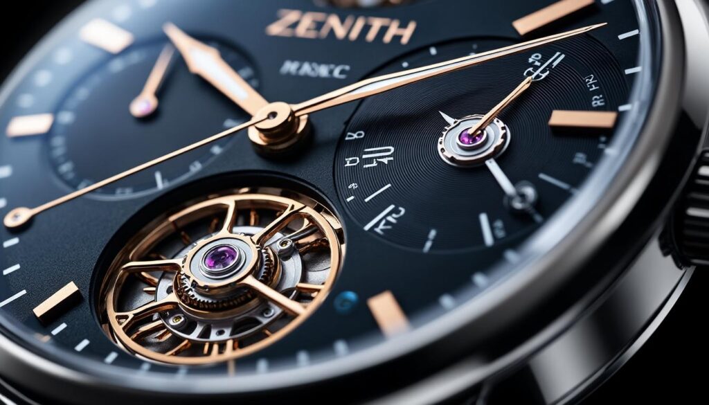 découvrez l'excellence horlogère avec zenith et son calibre el primero, une référence légendaire dans la maîtrise de la haute fréquence pour des montres d'exception.